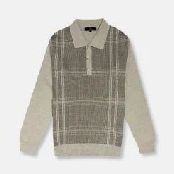 New Edition Fashion Deter Knitted Polo Sweater> Sweaters