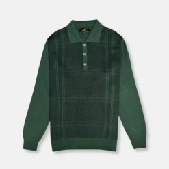 New Edition Fashion Deter Knitted Polo Sweater> Sweaters
