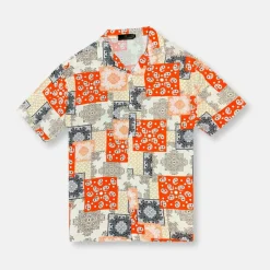 New Edition Fashion Devote Tropical Revere Collar Shirt> Button Downs