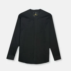 New Edition Fashion Devroy Banded Collar Shirt> Dress Shirts