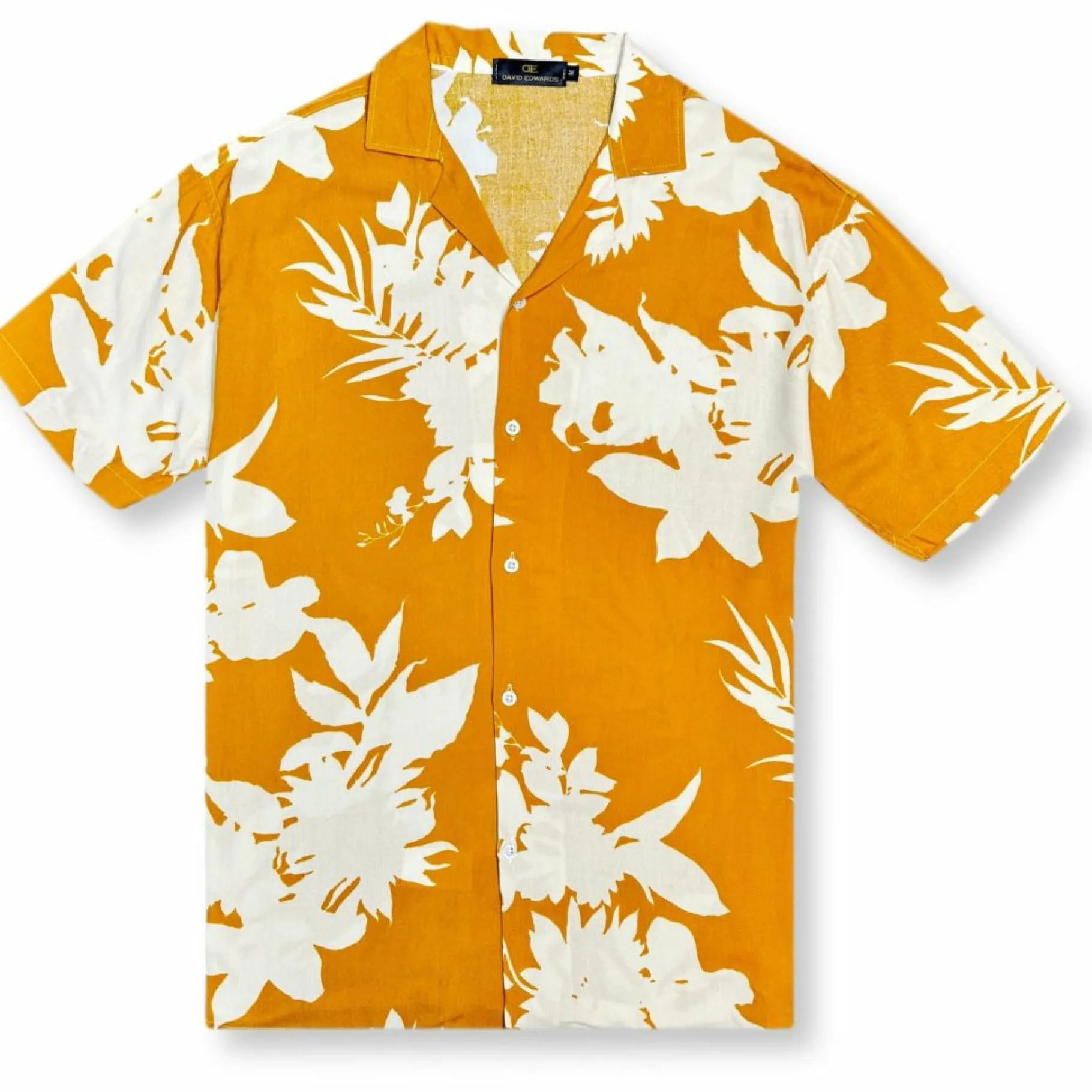 New Edition Fashion Dobby Tropical Resort Revere Collar Shirt> Button Downs