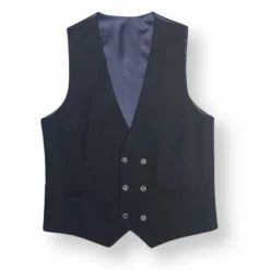 New Edition Fashion Dobkins Plaid Vested Suit><noscript><img width=