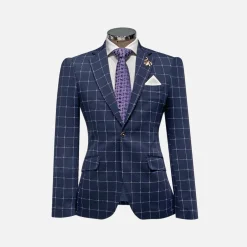 New Edition Fashion Doktor Windowpane Suit><noscript><img width=