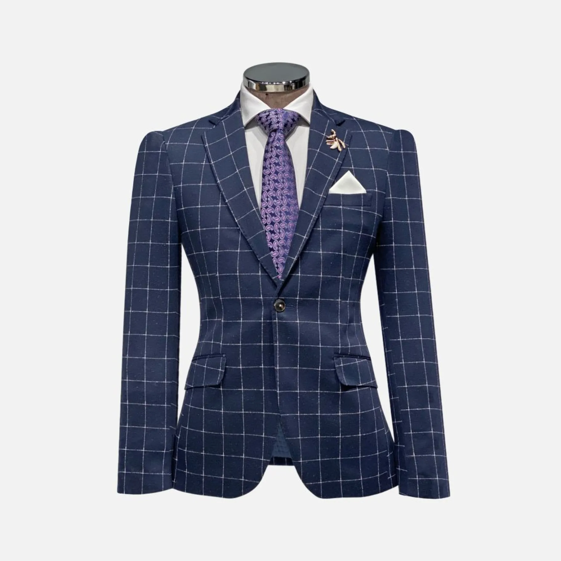 New Edition Fashion Doktor Windowpane Suit> Suits