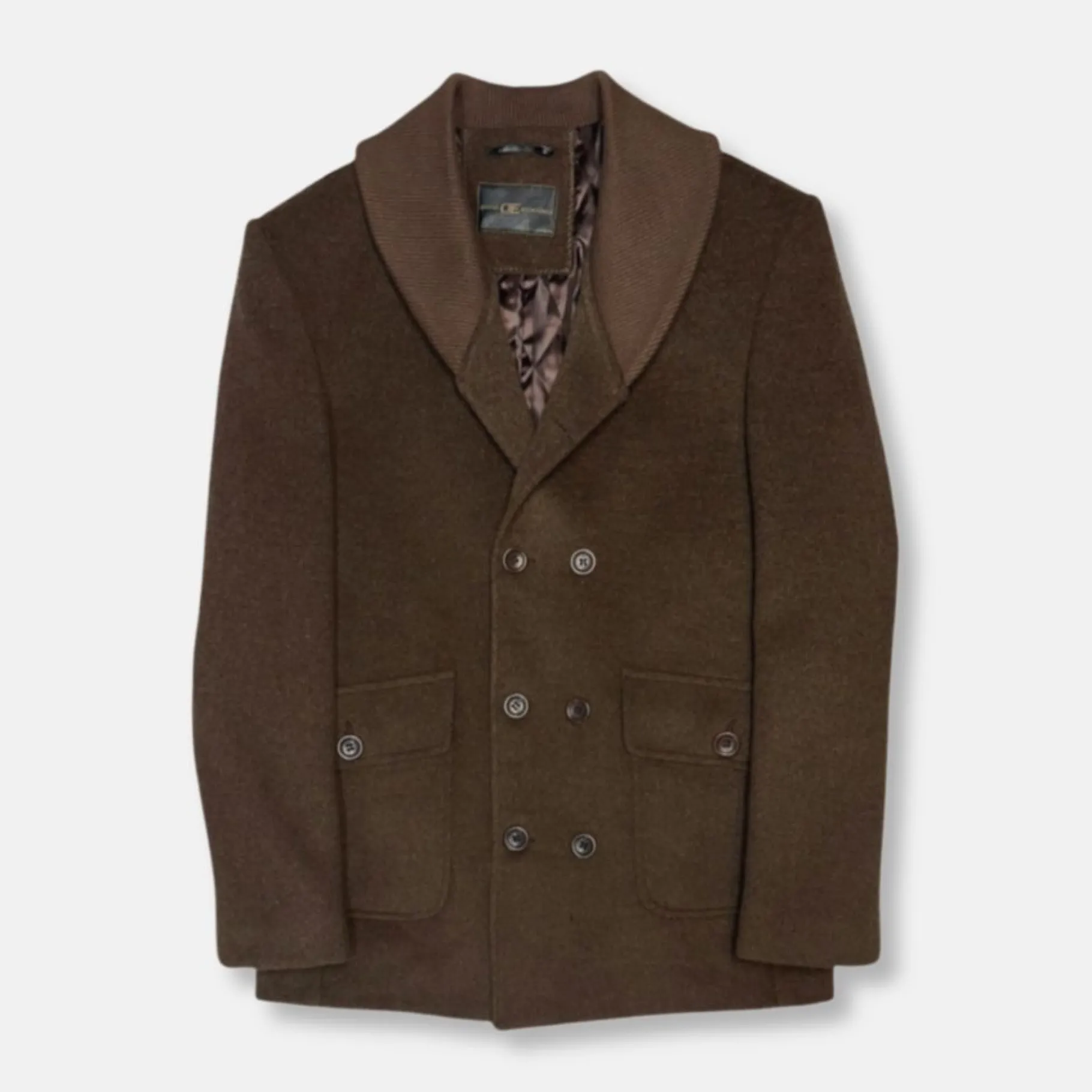 New Edition Fashion Donato Insulated Wool Blend Shawl Coat> Coats & Outerwear