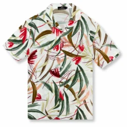 New Edition Fashion Doncaster Tropical Resort Revere Collar Shirt> Button Downs
