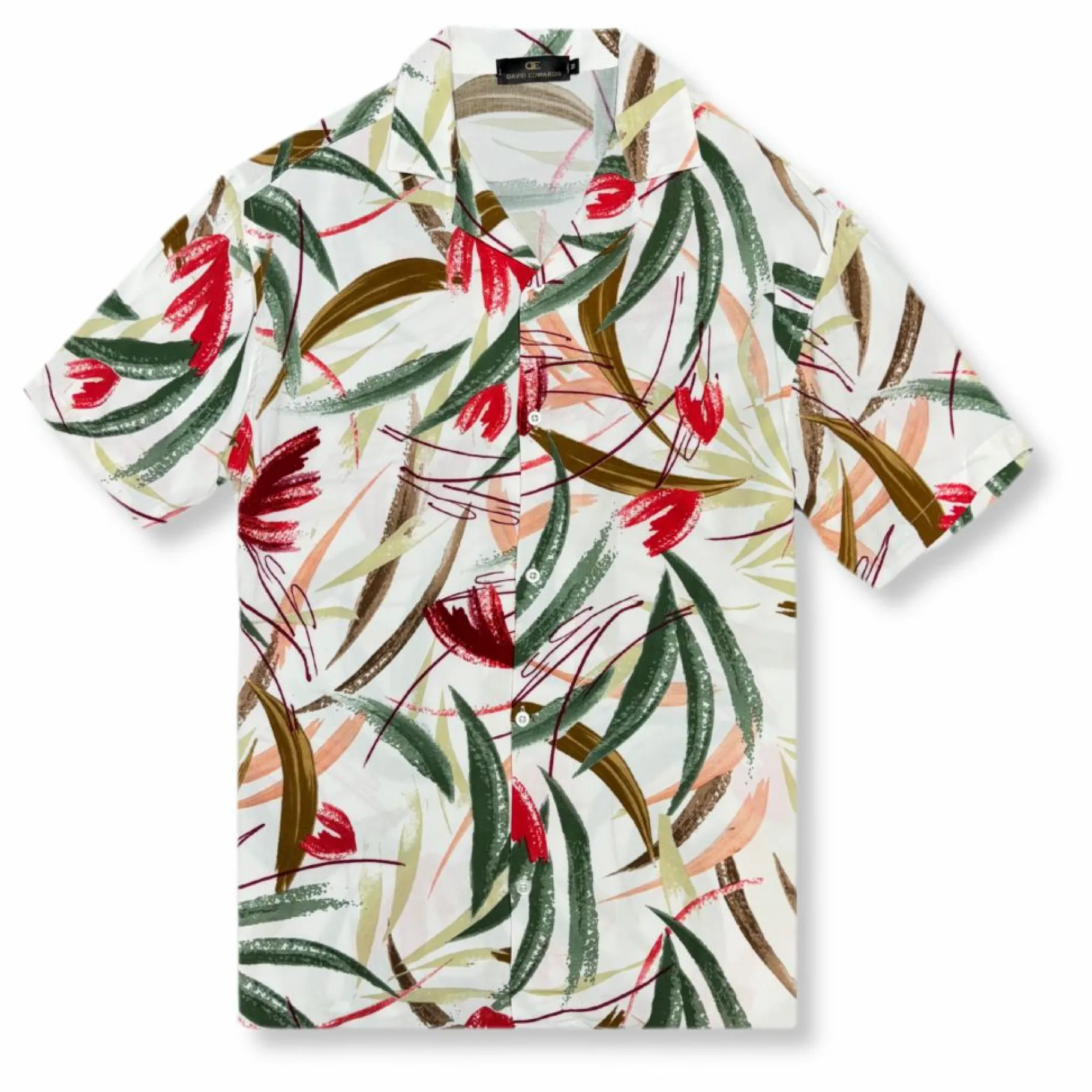 New Edition Fashion Doncaster Tropical Resort Revere Collar Shirt> Button Downs