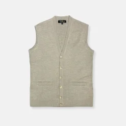 New Edition Fashion Dowlin Solid Knitted Sweater Vest> Vests