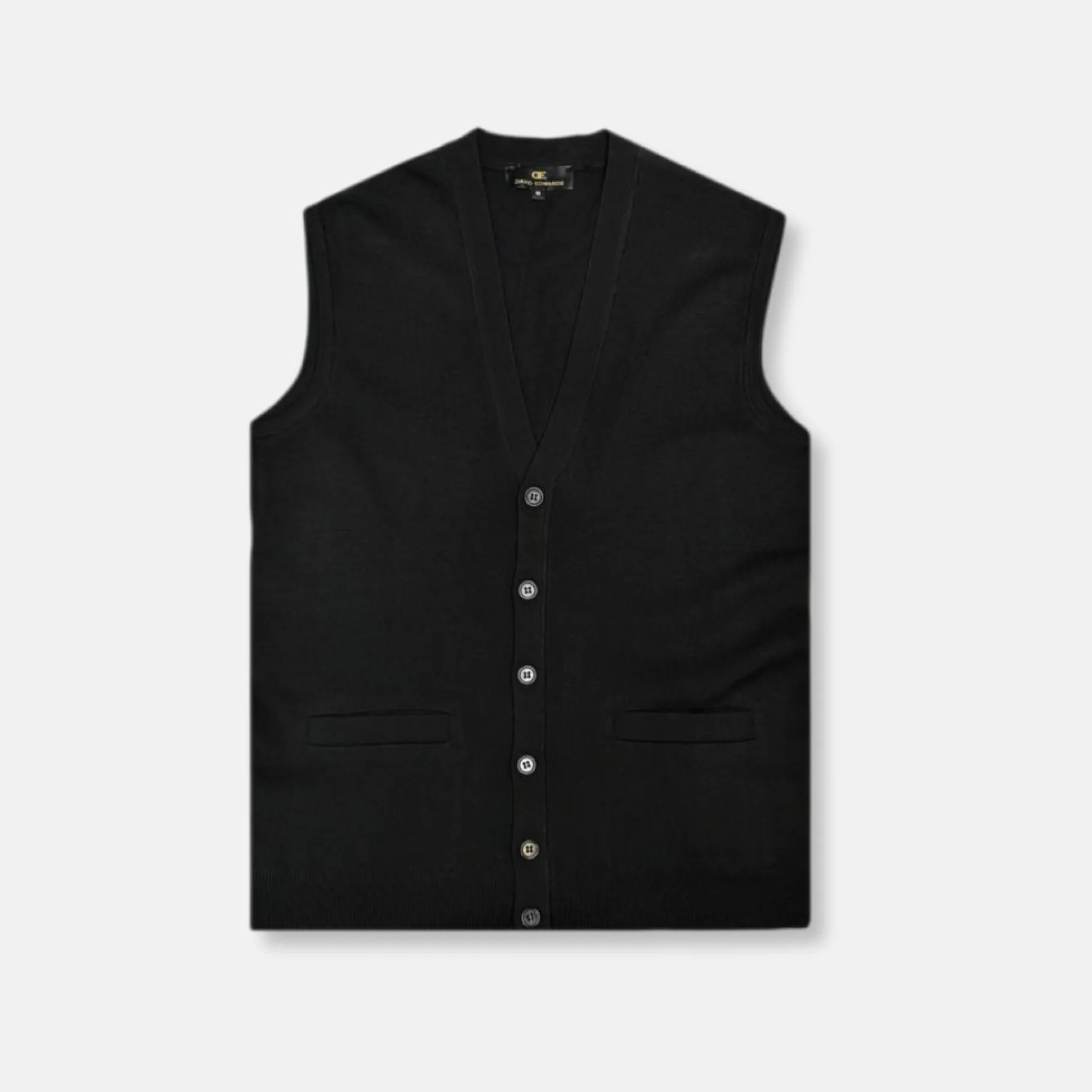 New Edition Fashion Dowlin Solid Knitted Sweater Vest> Vests