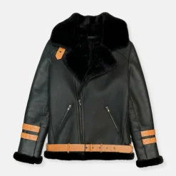 New Edition Fashion Dragos Leather Jacket> Coats & Outerwear