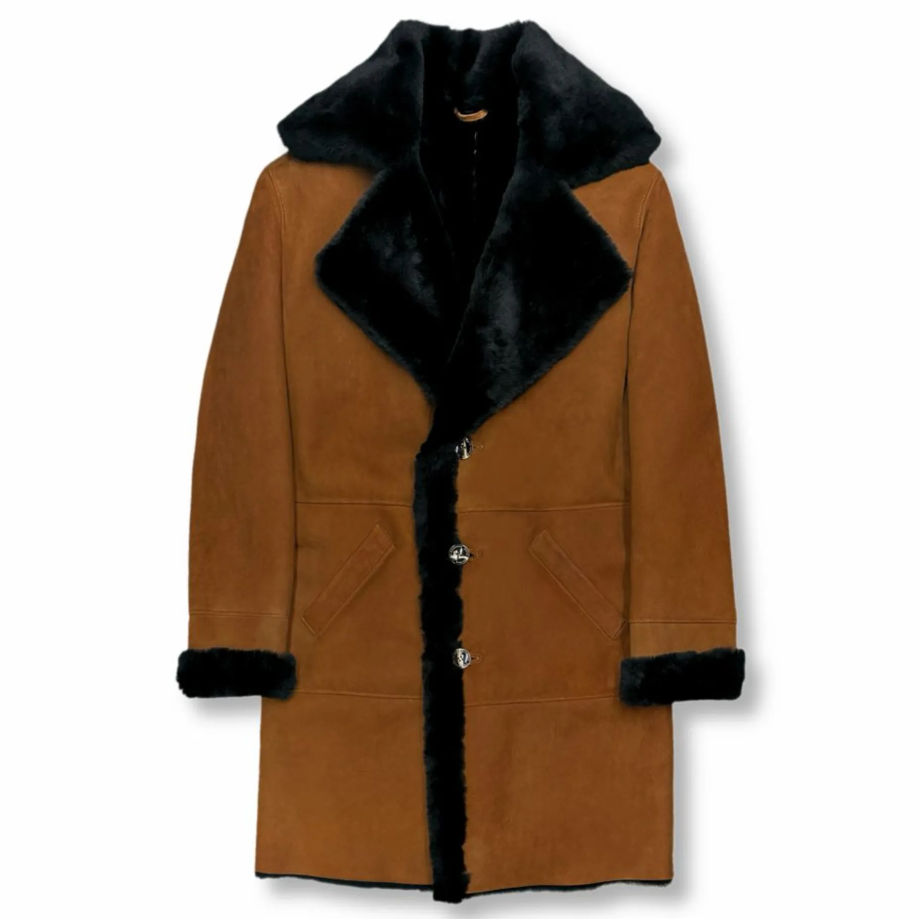 New Edition Fashion Dufner Long Shearling Coat> Coats & Outerwear