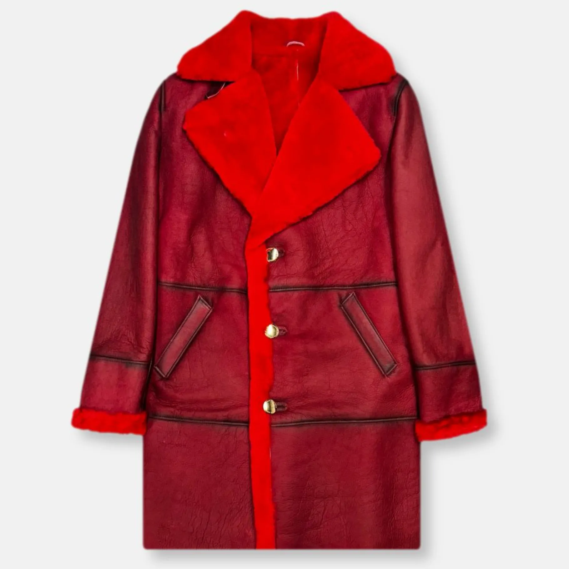 New Edition Fashion Dufner Long Shearling Coat> Coats & Outerwear