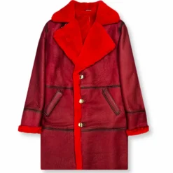 New Edition Fashion Dufner Long Shearling Coat> Coats & Outerwear
