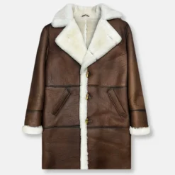 New Edition Fashion Dufner Long Shearling Coat> Coats & Outerwear