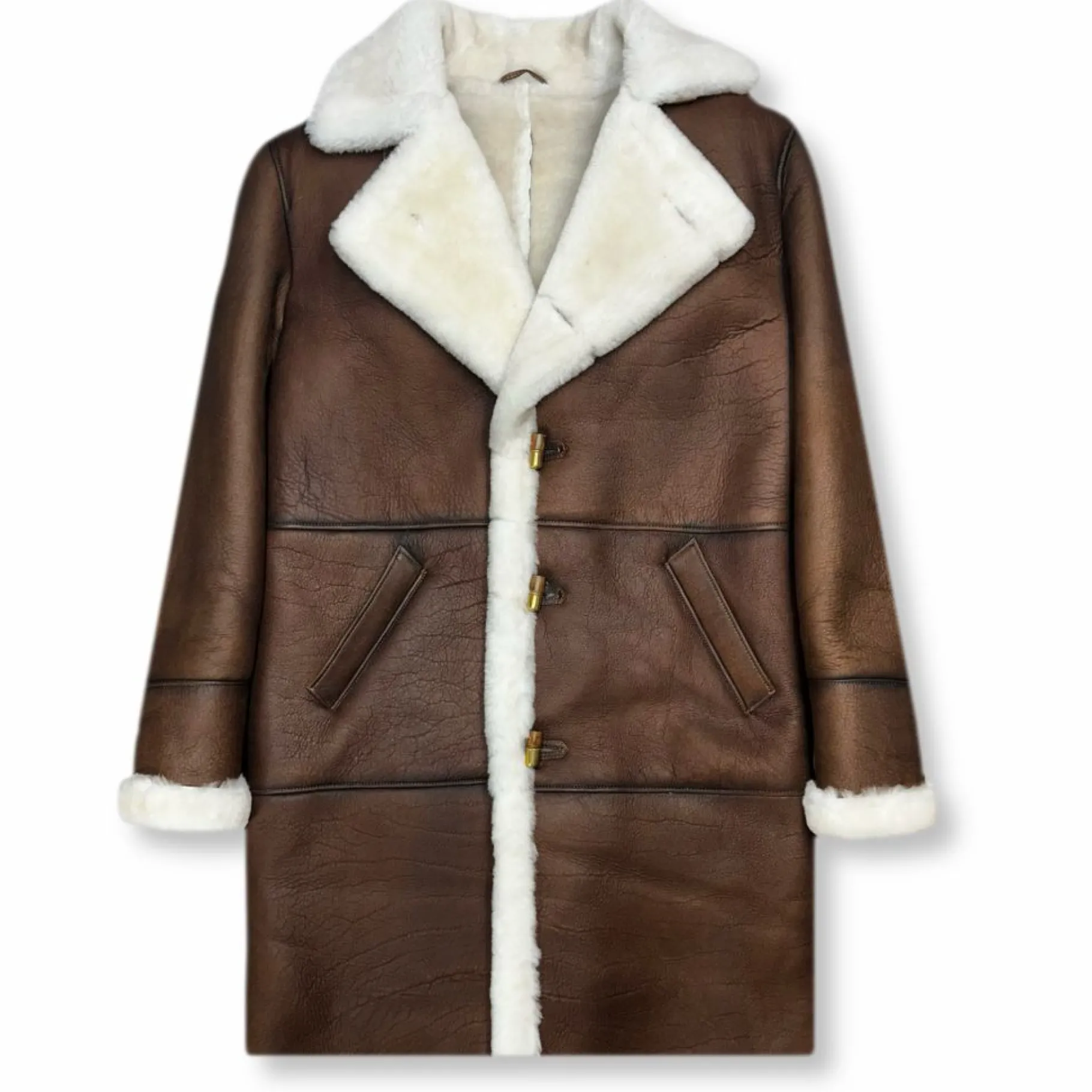 New Edition Fashion Dufner Long Shearling Coat> Coats & Outerwear