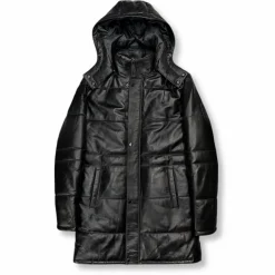 New Edition Fashion Durango Long Puffer Leather Jacket> Coats & Outerwear