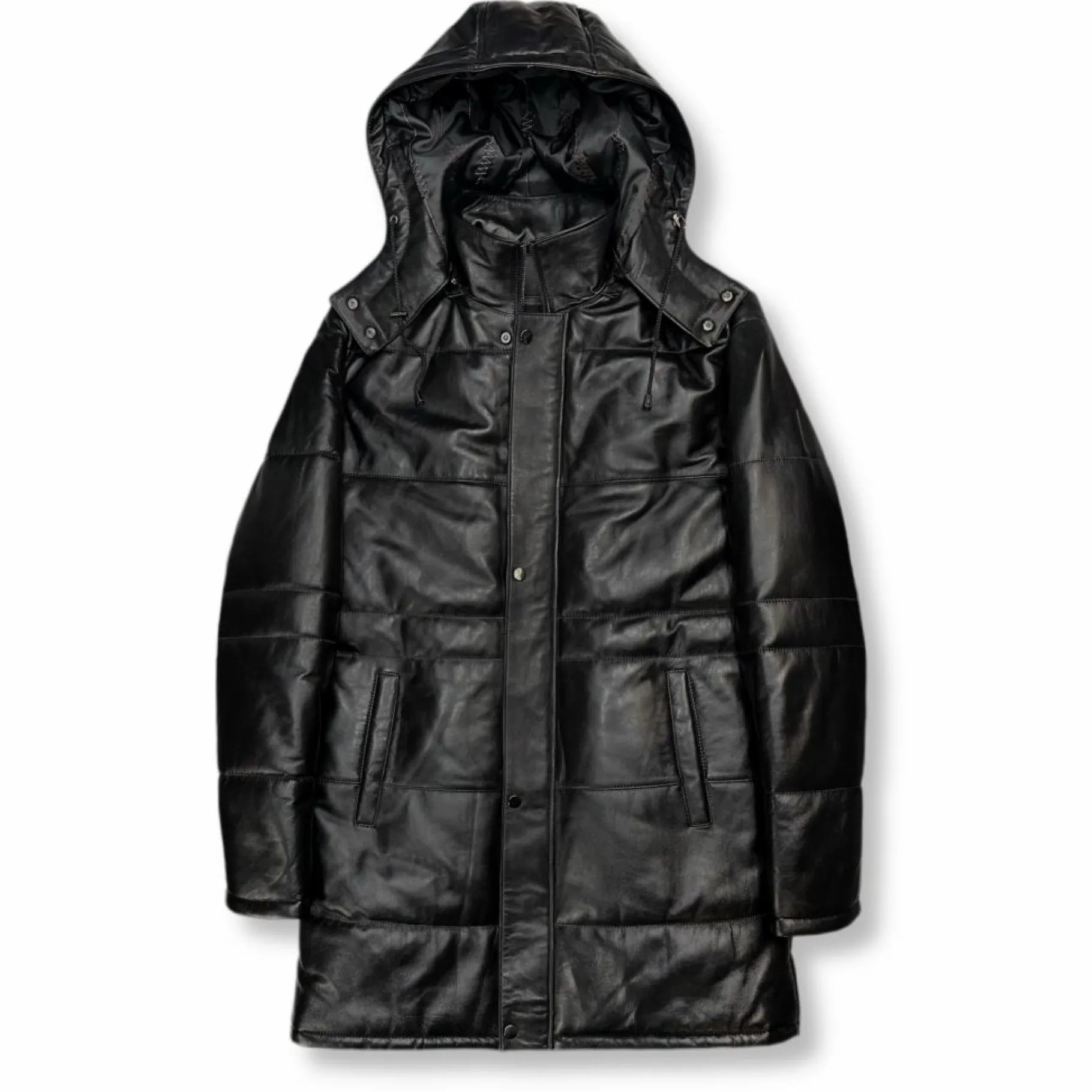 New Edition Fashion Durango Long Puffer Leather Jacket> Coats & Outerwear