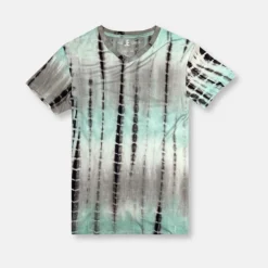 New Edition Fashion Durham V-neck Tie-Dye T-Shirt> T-shirts