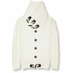 New Edition Fashion Duskin Cable Knit Button-Up Sweater> Sweaters