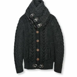 New Edition Fashion Dwight Cable Knit Button-Up Sweater> Sweaters