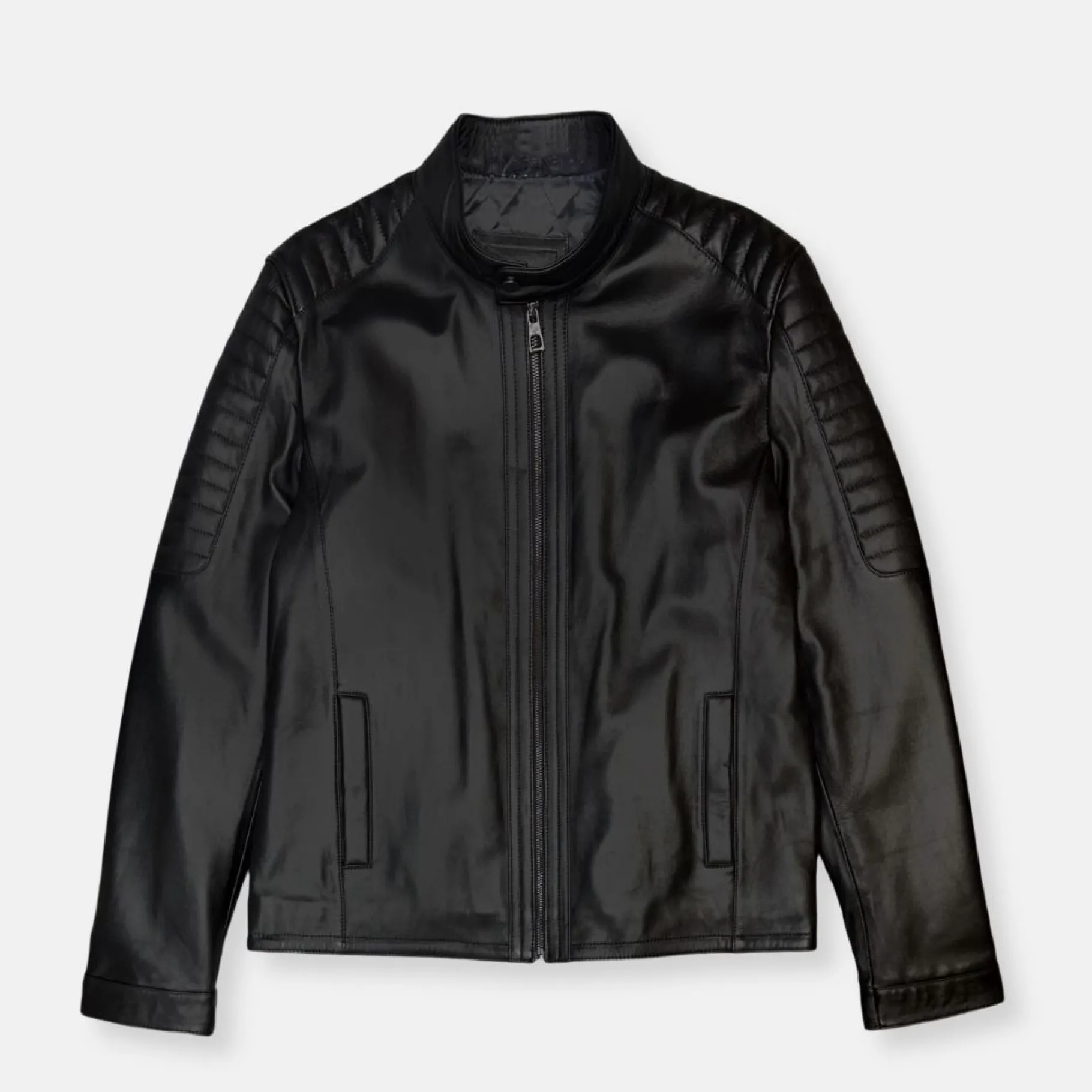 New Edition Fashion Dylan Racer Leather Jacket> Coats & Outerwear