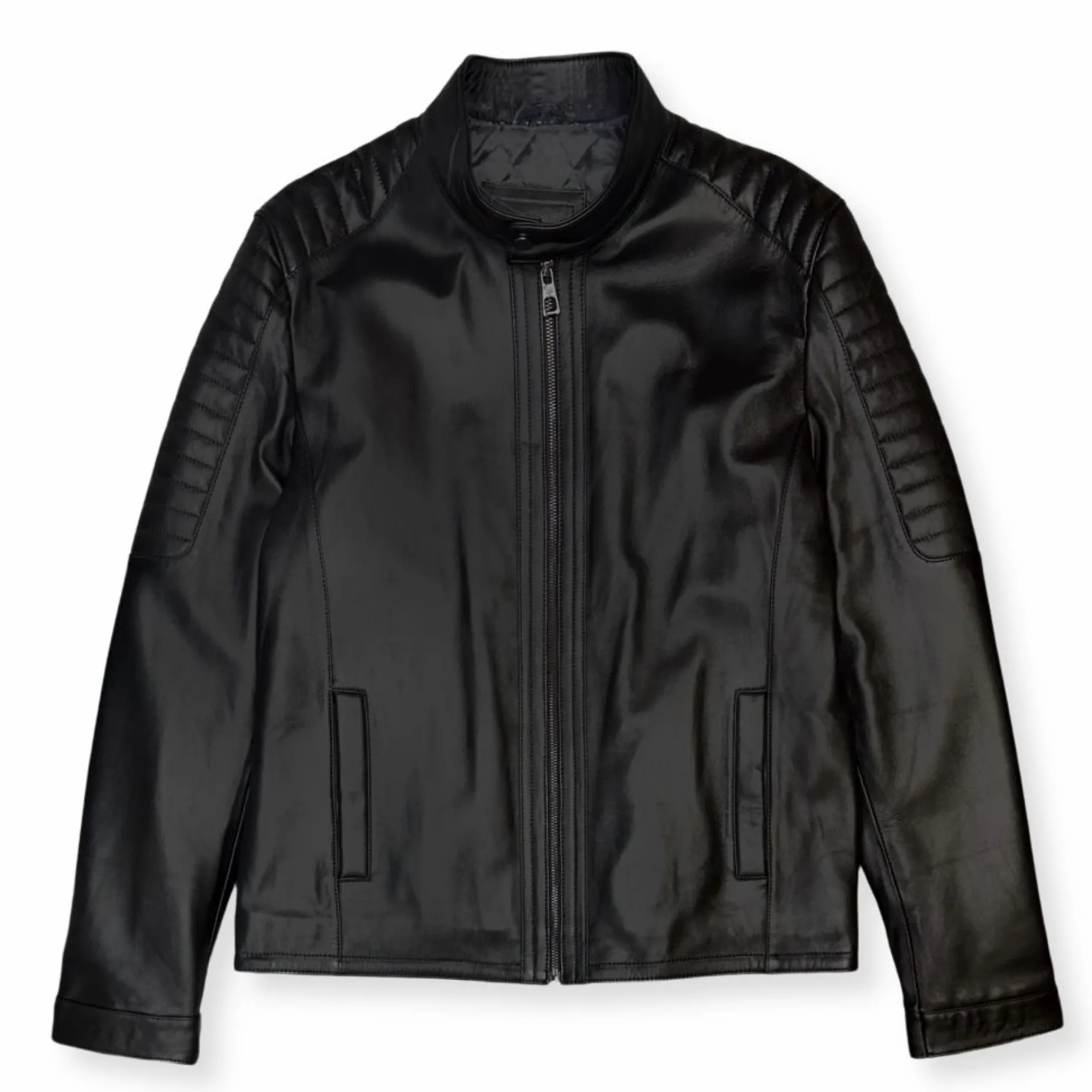 New Edition Fashion Dylan Racer Leather Jacket> Coats & Outerwear