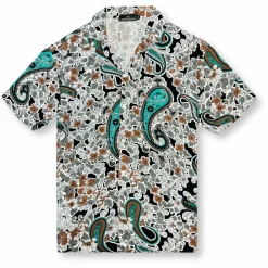 New Edition Fashion Dynam Tropical Revere Collar Shirt> Button Downs