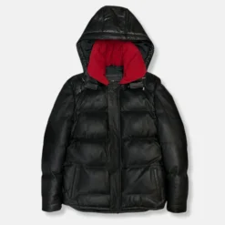 New Edition Fashion Dyson Down Puffer Leather Jacket> Coats & Outerwear