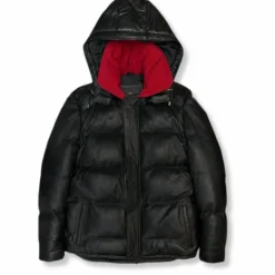 New Edition Fashion Dyson Down Puffer Leather Jacket> Coats & Outerwear