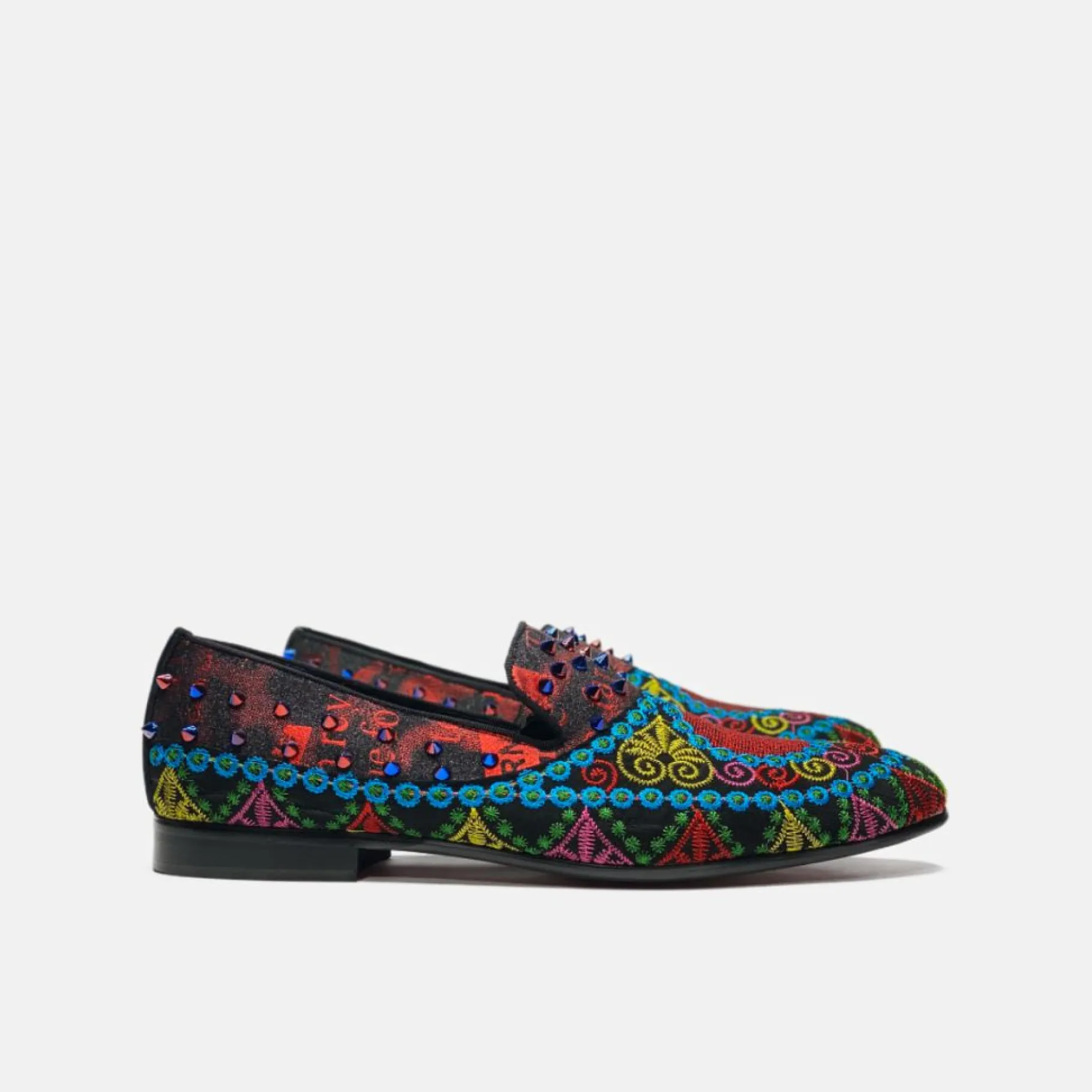 New Edition Fashion Fisher Embroidered Slip On Dress Shoes> Formal Shoes
