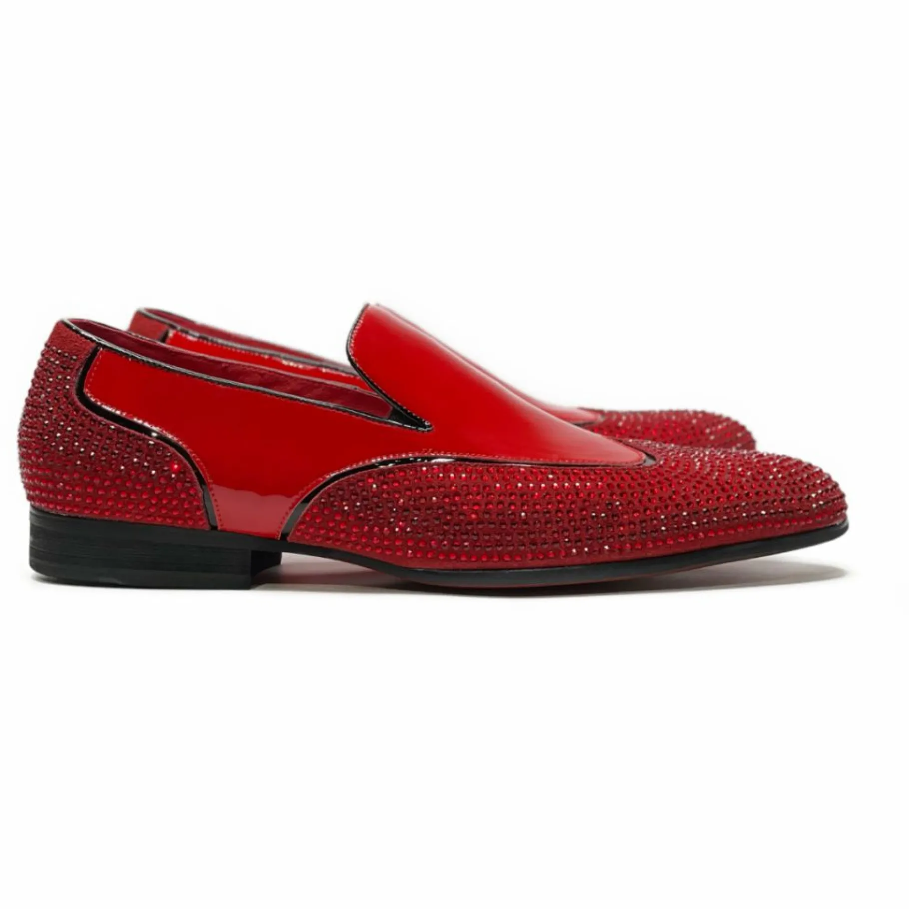 New Edition Fashion Fonzie Slip On Wingtip Dress Shoes> Loafers & Slip Ons