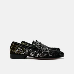 New Edition Fashion Fritz Slip On Rhinestone Dress Shoes> Loafers & Slip Ons