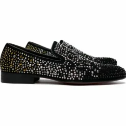 New Edition Fashion Fritz Slip On Rhinestone Dress Shoes> Loafers & Slip Ons