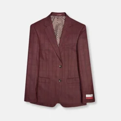 New Edition Fashion Gabriel Slim Plaid Suit> Suits