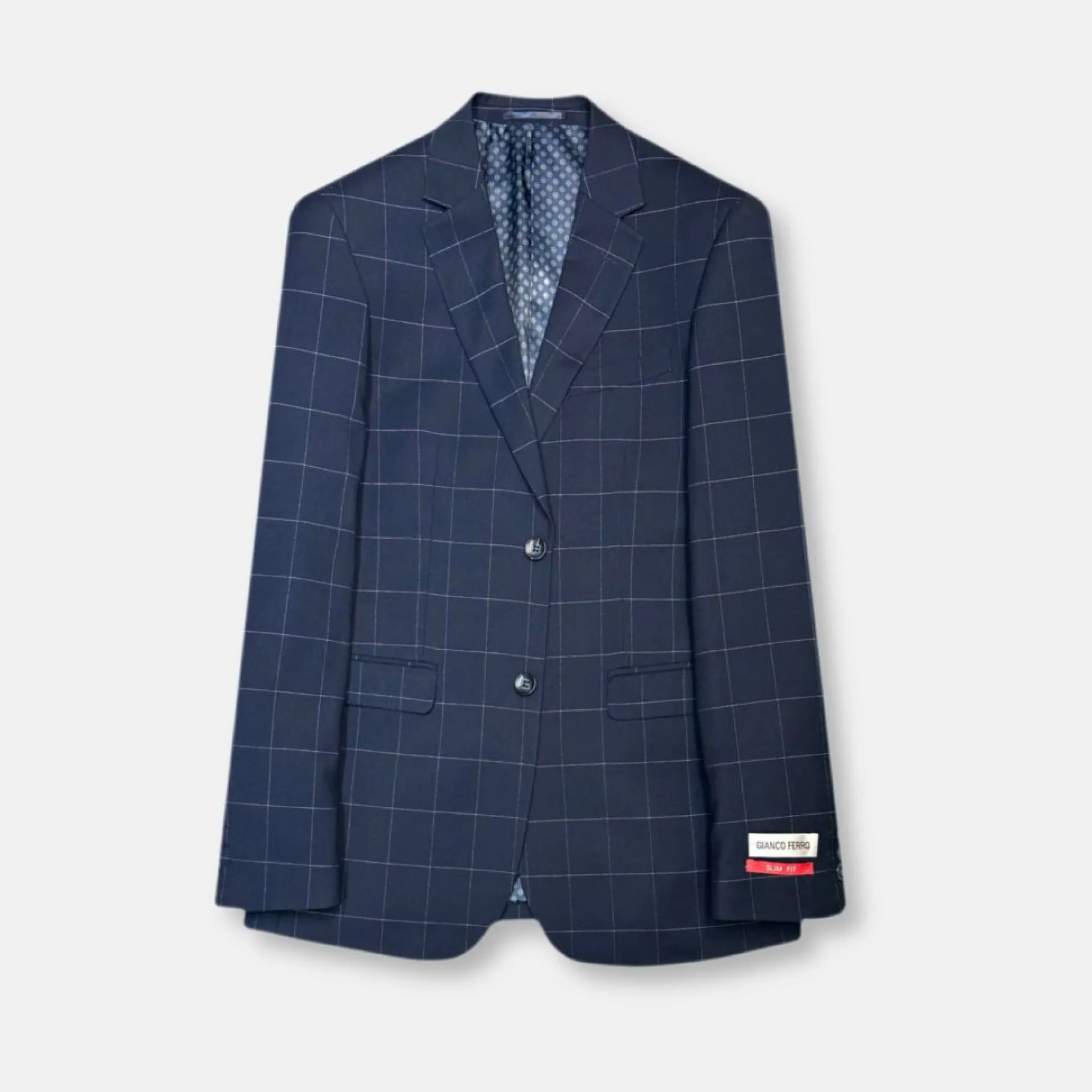 New Edition Fashion Galante Slim Windowpane Suit> Suits