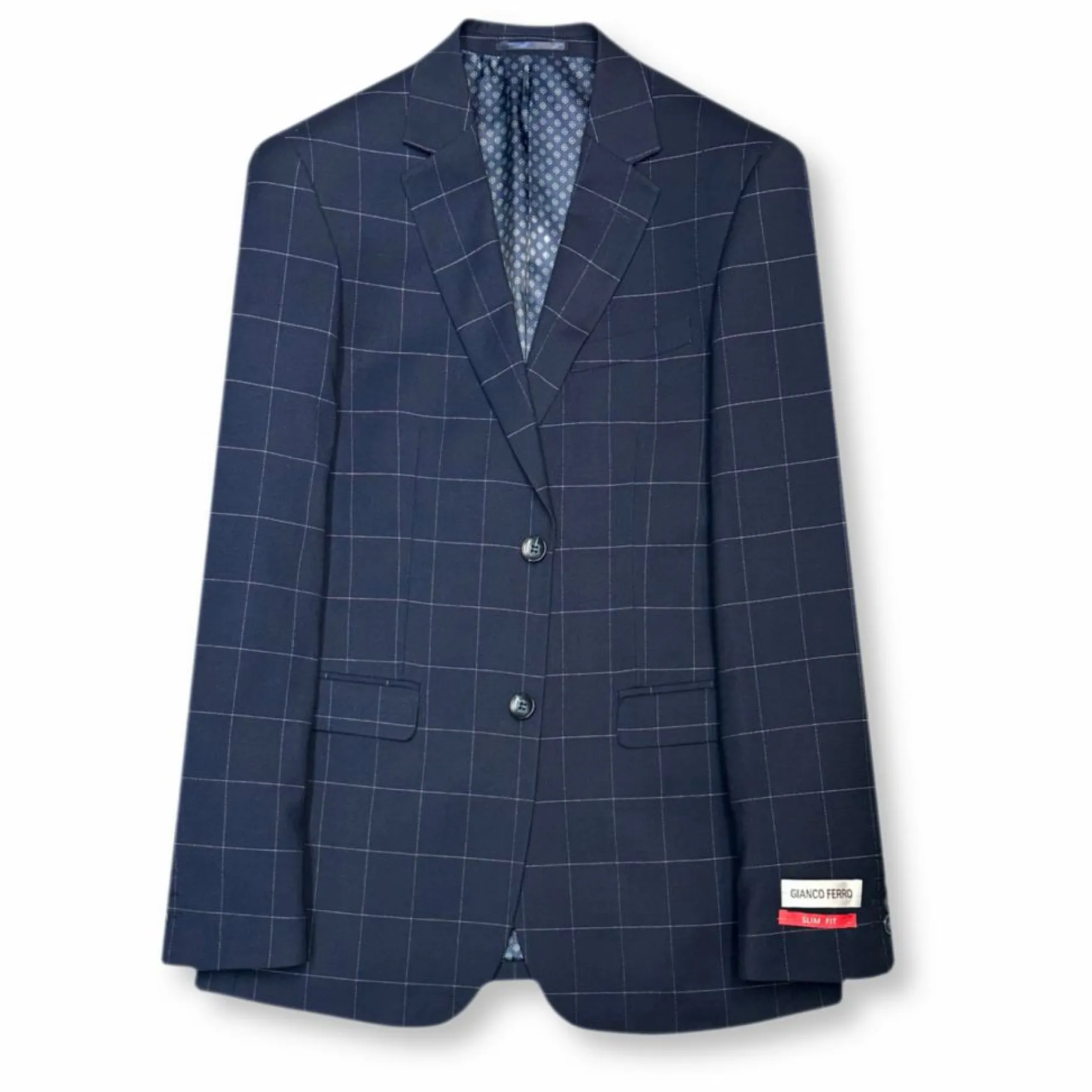 New Edition Fashion Galante Slim Windowpane Suit> Suits