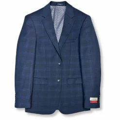 New Edition Fashion Gavin Slim Plaid Suit><noscript><img width=