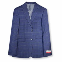 New Edition Fashion Gavin Slim Plaid Suit><noscript><img width=