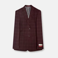 New Edition Fashion Gerard Slim Windowpane Suit> Suits
