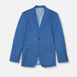 New Edition Fashion Giordano Slim Glen Plaid Suit> Suits
