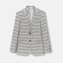 New Edition Fashion Giordano Slim Glen Plaid Suit> Suits