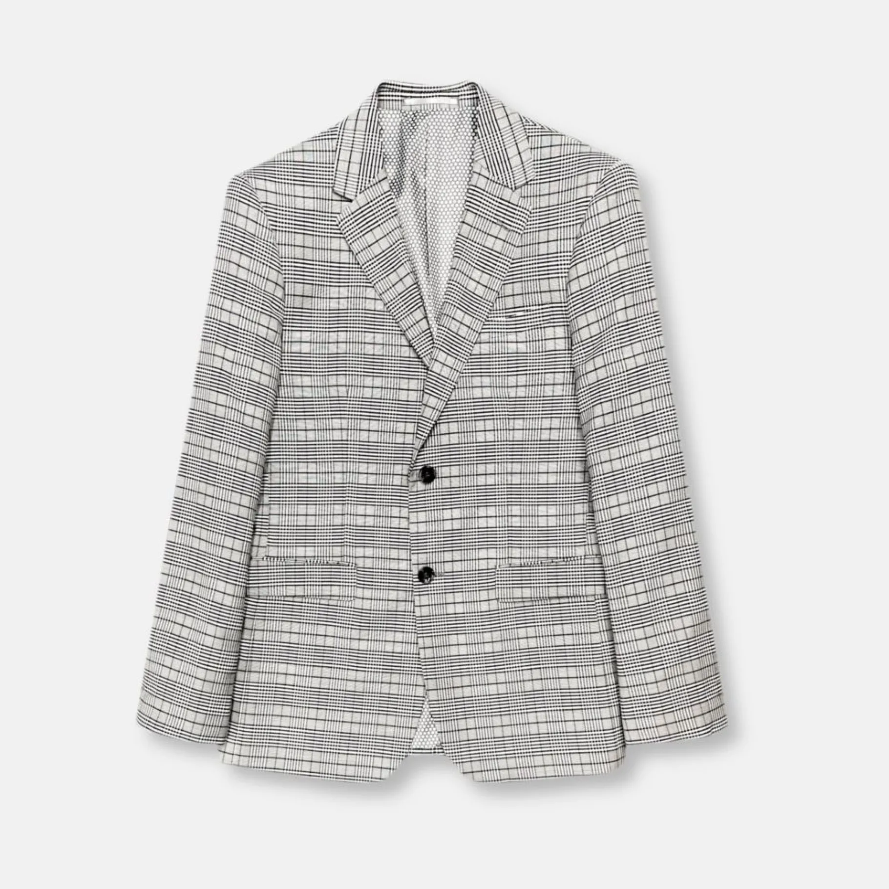 New Edition Fashion Giordano Slim Glen Plaid Suit> Suits