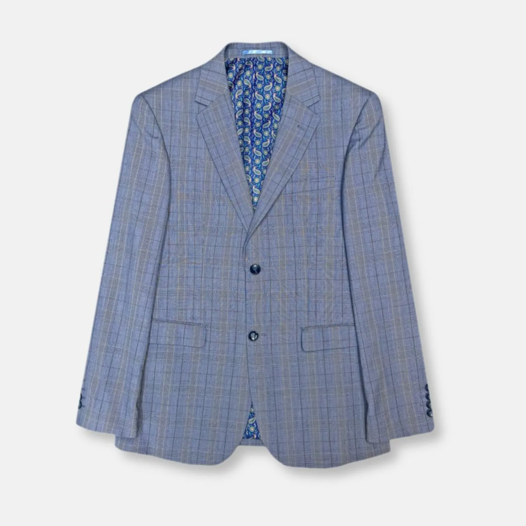 New Edition Fashion Grady Slim Plaid Suit> Suits