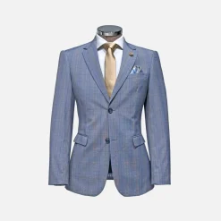 New Edition Fashion Grady Slim Plaid Suit><noscript><img width=