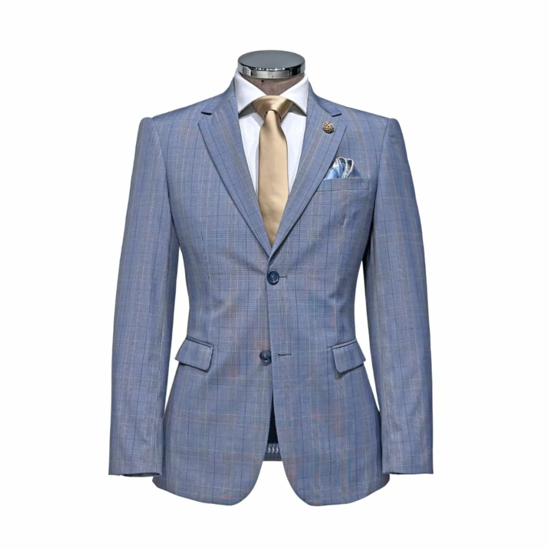 New Edition Fashion Grady Slim Plaid Suit> Suits