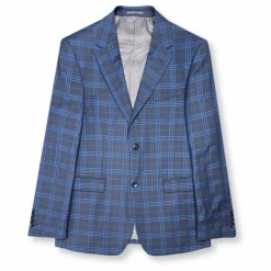 New Edition Fashion Greyson Slim Plaid Suit><noscript><img width=