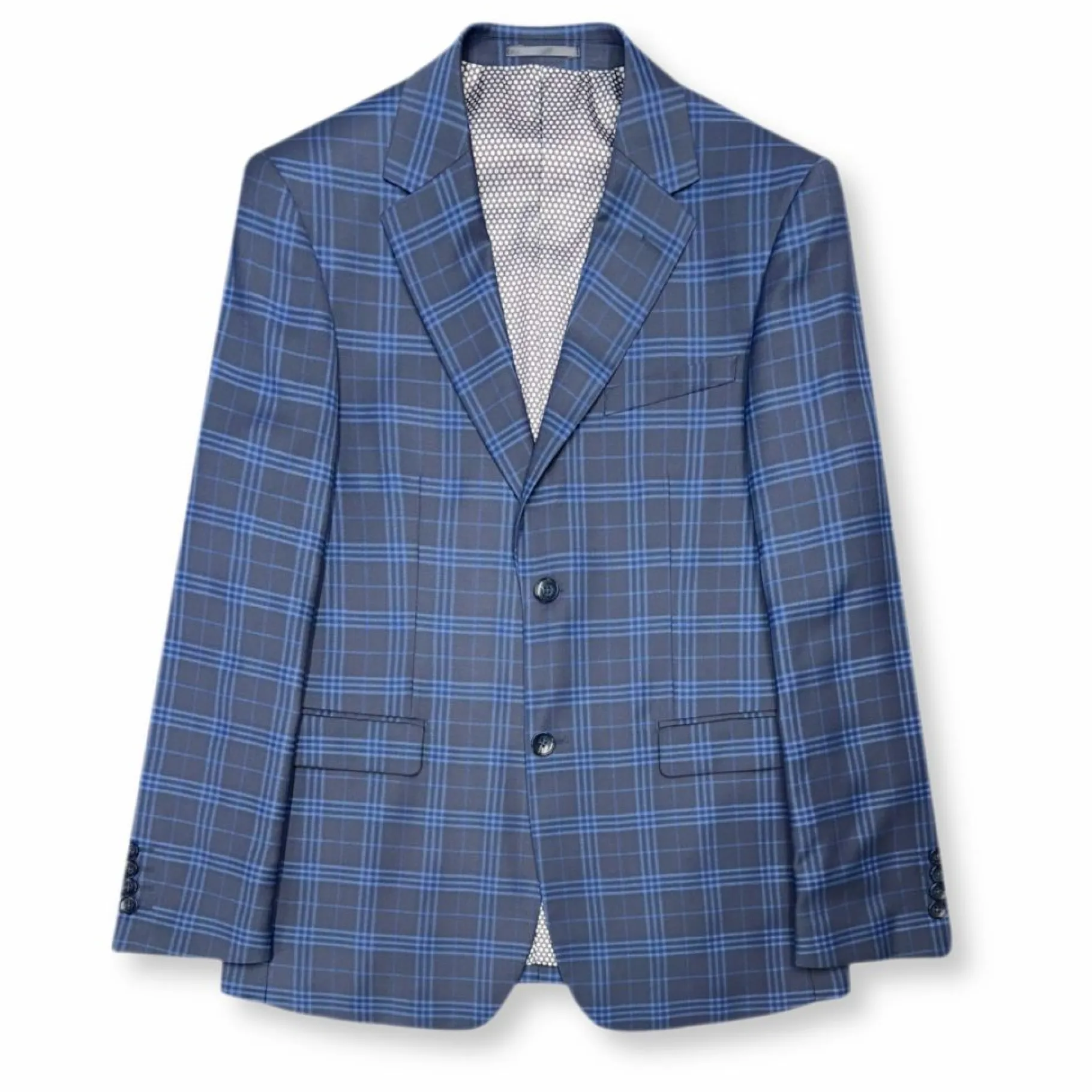 New Edition Fashion Greyson Slim Plaid Suit> Suits
