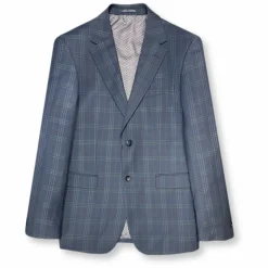 New Edition Fashion Greyson Slim Plaid Suit><noscript><img width=