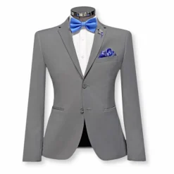 New Edition Fashion Howard Solid Super Slim Suit> Suits