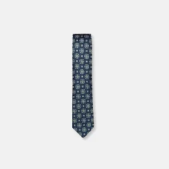 New Edition Fashion Intuit Skinny Foulard Pattern Tie> Ties
